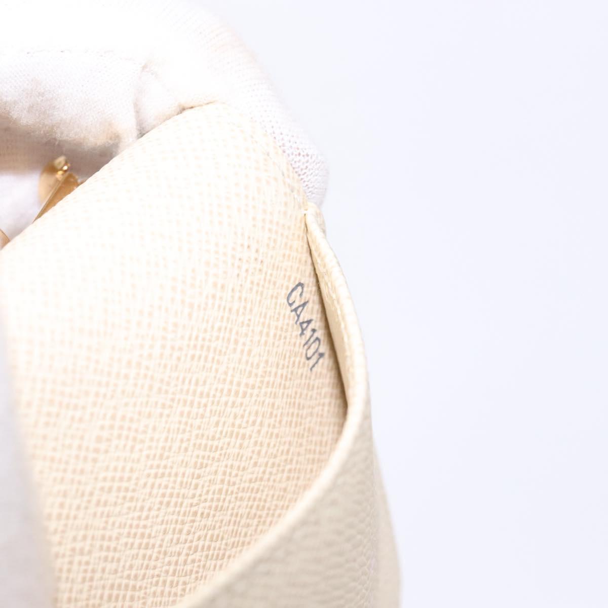 LOUIS VUITTON Damier Azur Agenda PM Day Planner Cover R20706 LV Auth 141555