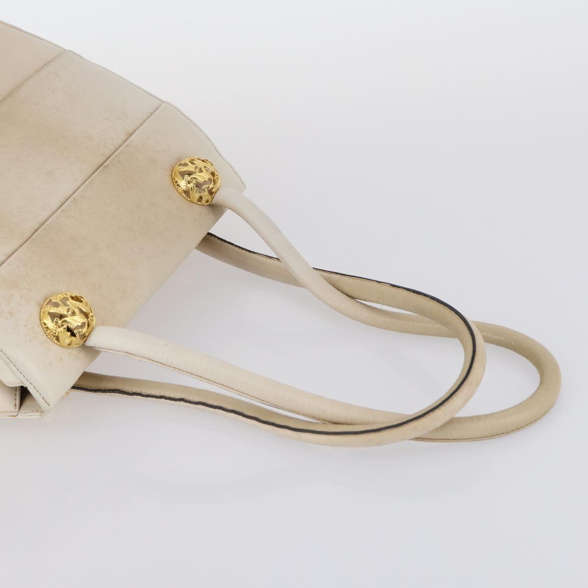 Salvatore Ferragamo Shoulder Bag Leather Nylon 2Set Beige Brown Auth 141558