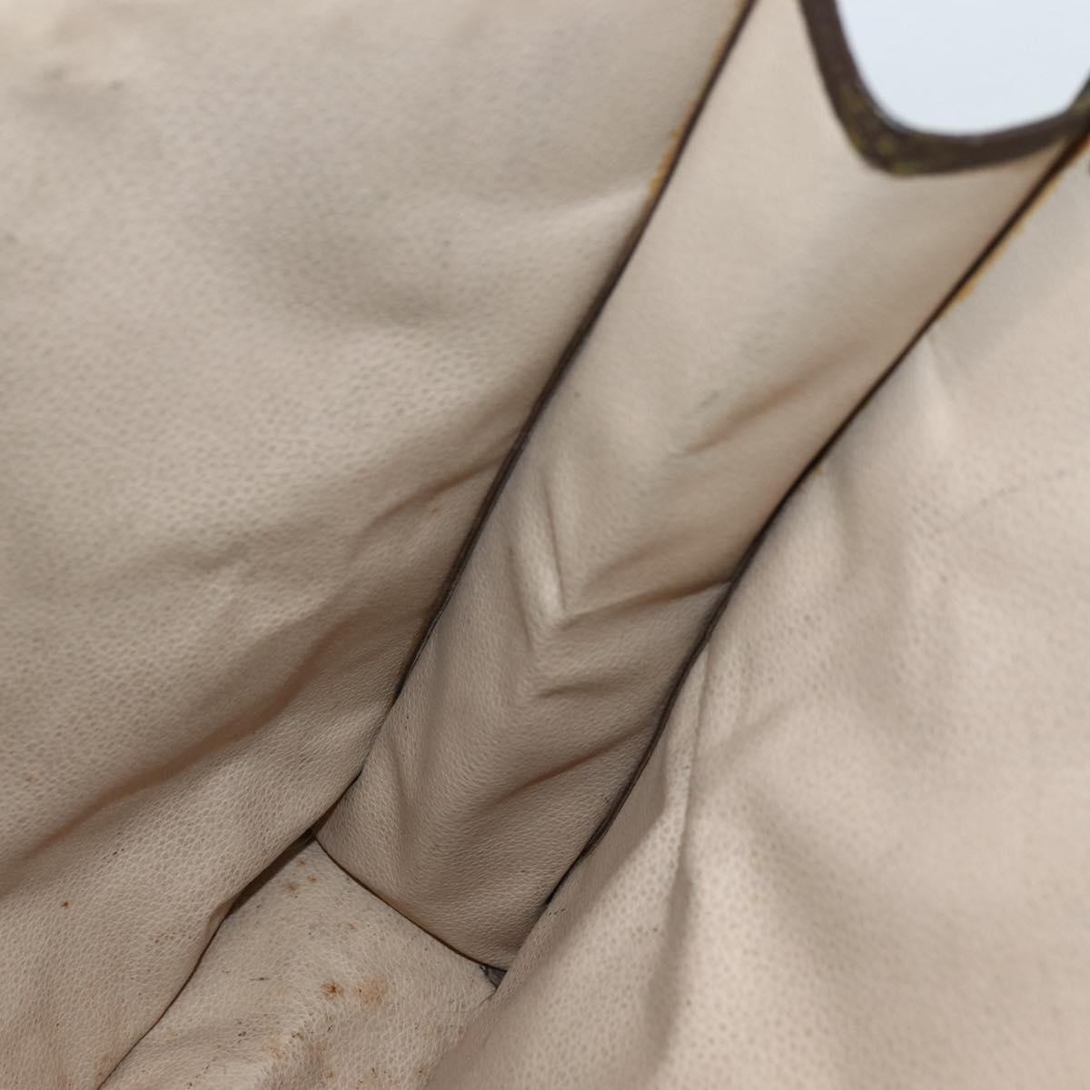 LOUIS VUITTON Monogram Sac Plat Hand Bag M51140 LV Auth 141606