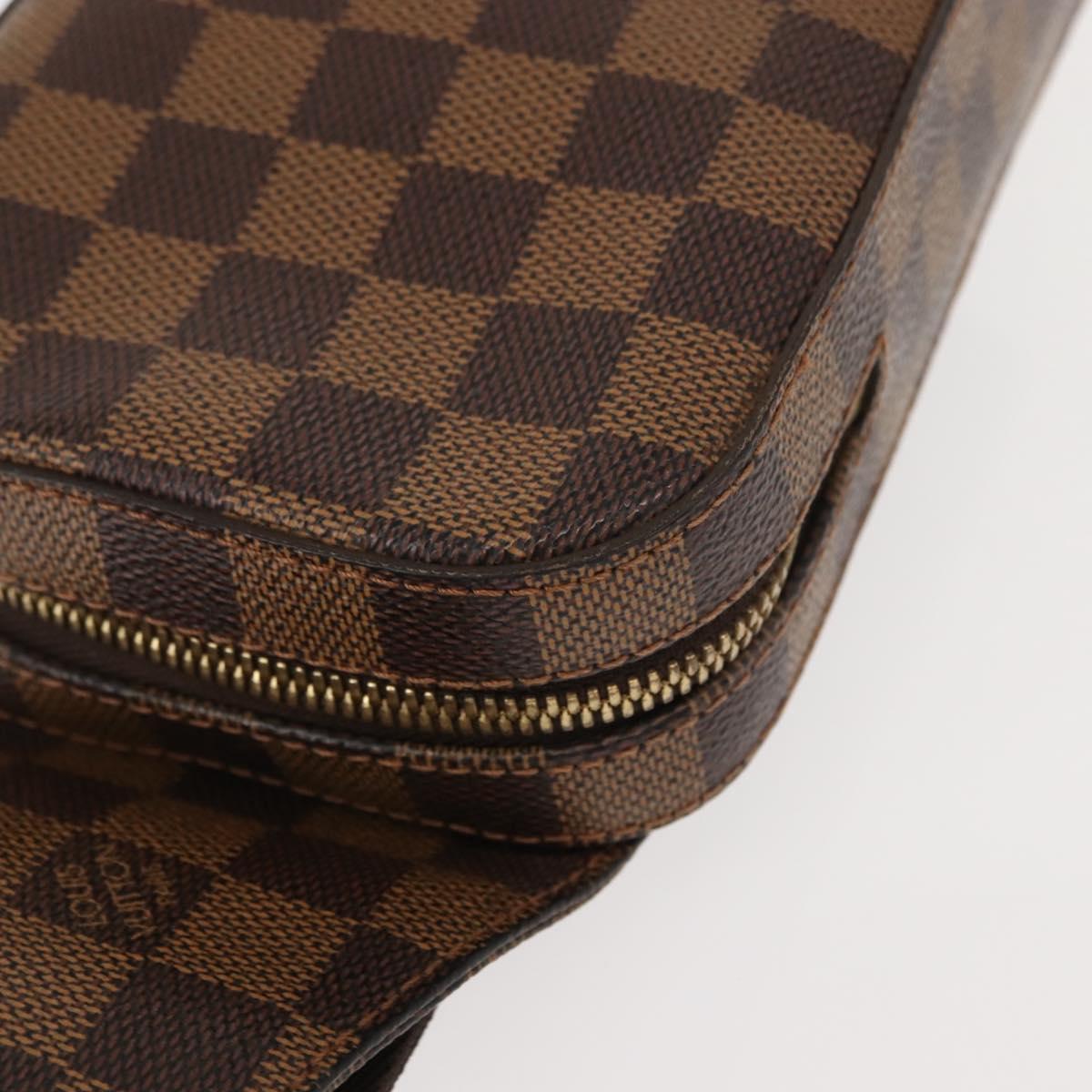 LOUIS VUITTON Damier Ebene Geronimos Shoulder Bag N51994 LV Auth 141625
