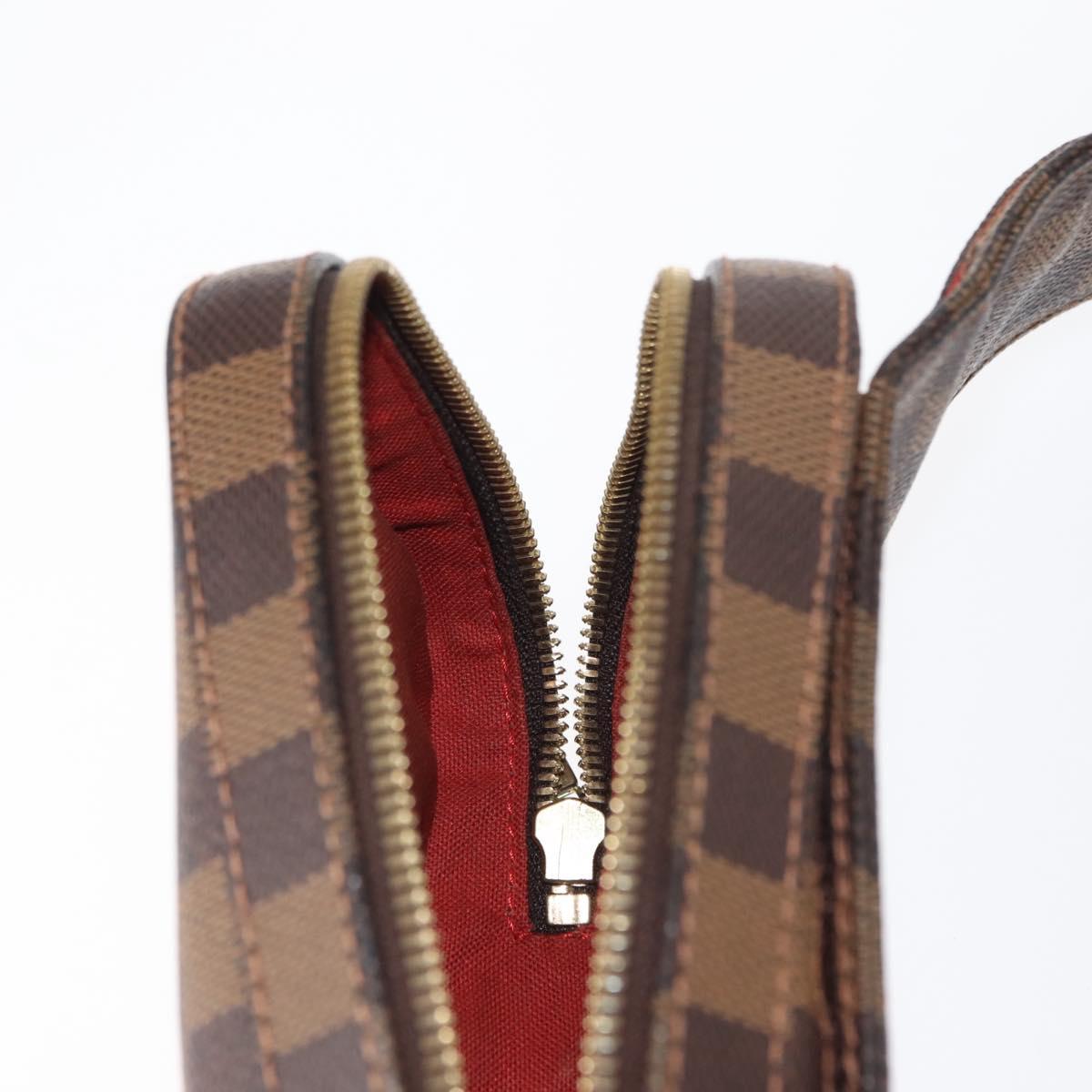 LOUIS VUITTON Damier Ebene Geronimos Shoulder Bag N51994 LV Auth 141625