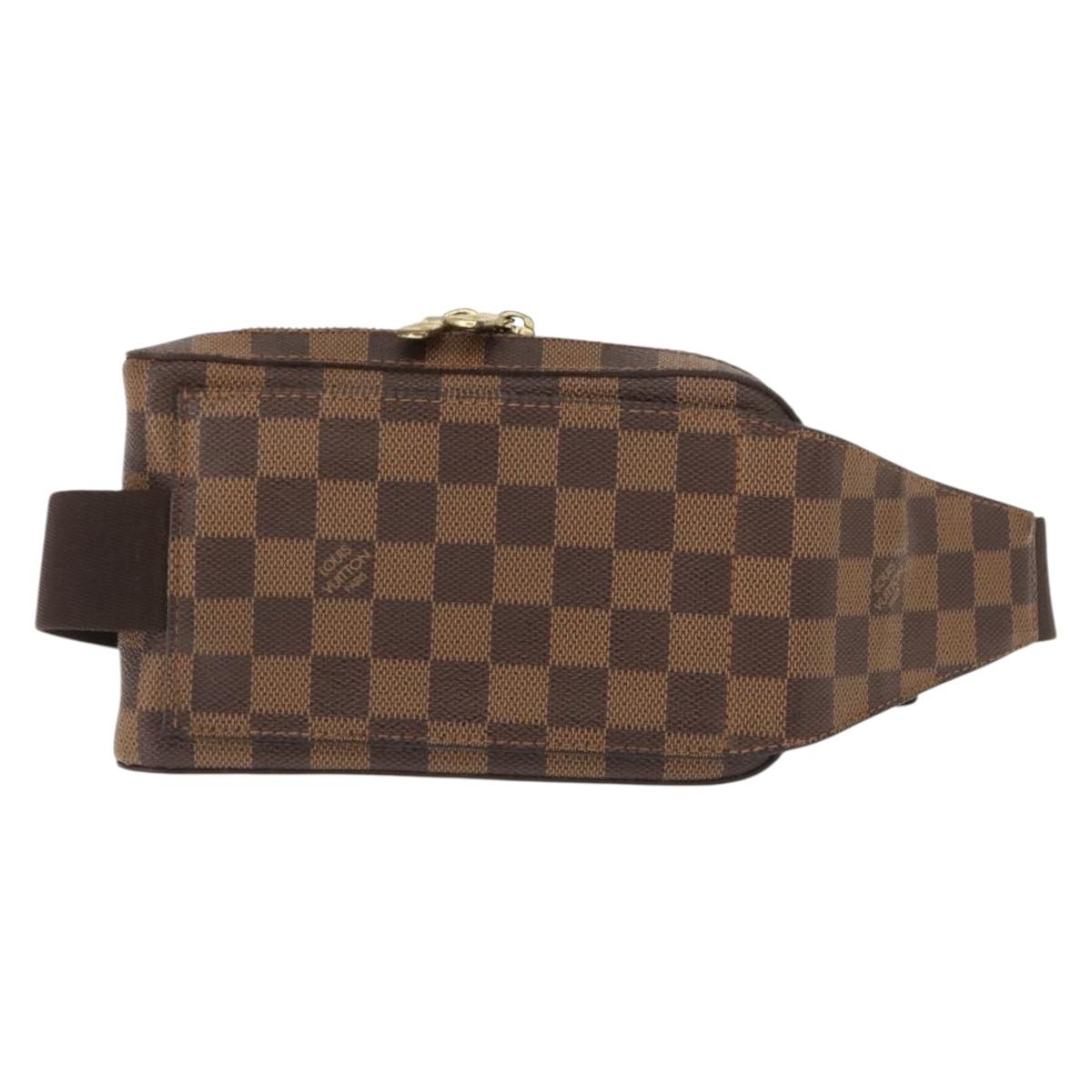 LOUIS VUITTON Damier Ebene Geronimos Shoulder Bag N51994 LV Auth 141625