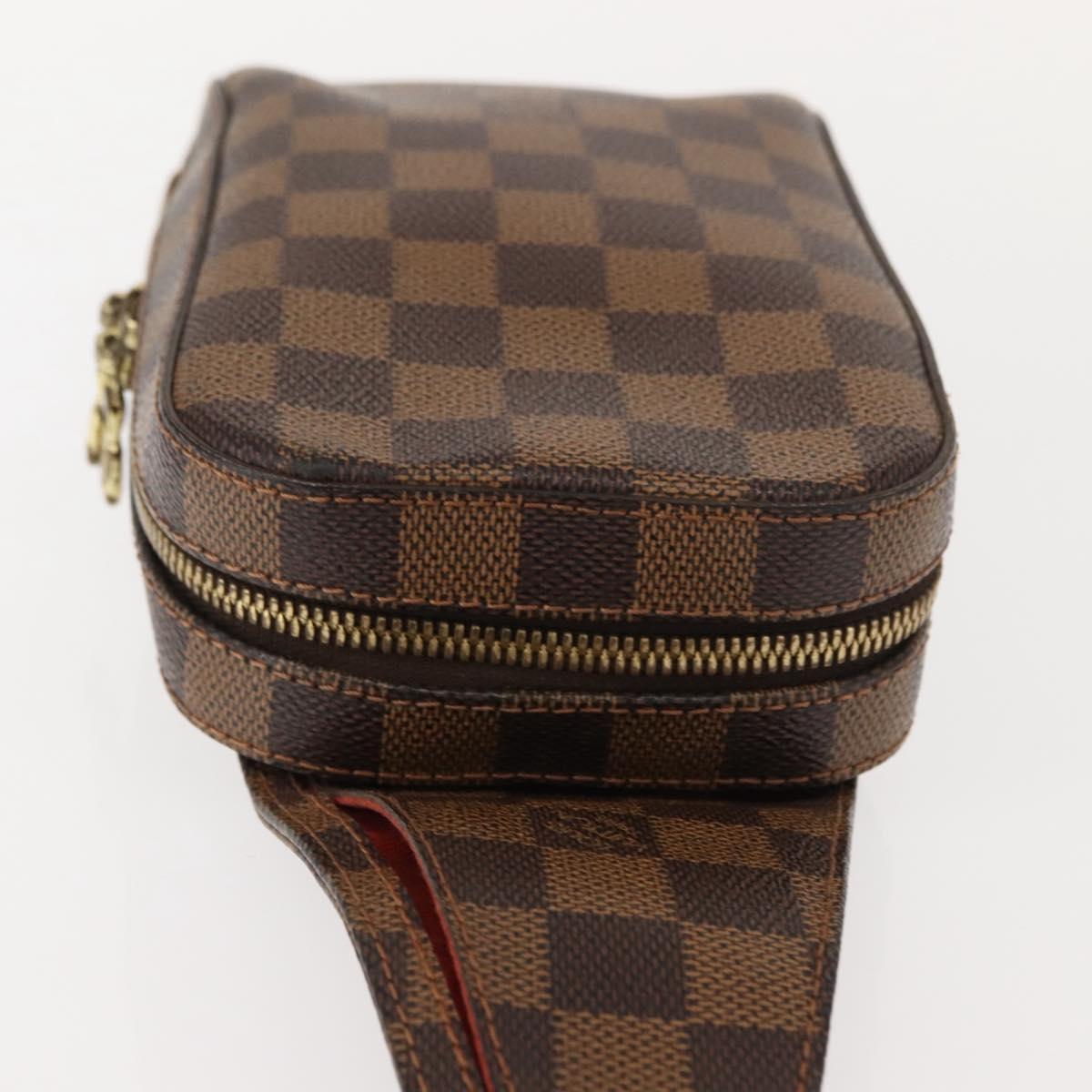 LOUIS VUITTON Damier Ebene Geronimos Shoulder Bag N51994 LV Auth 141625