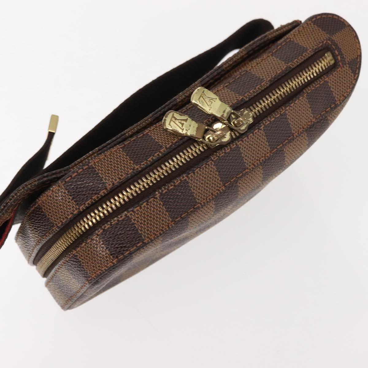 LOUIS VUITTON Damier Ebene Geronimos Shoulder Bag N51994 LV Auth 141625