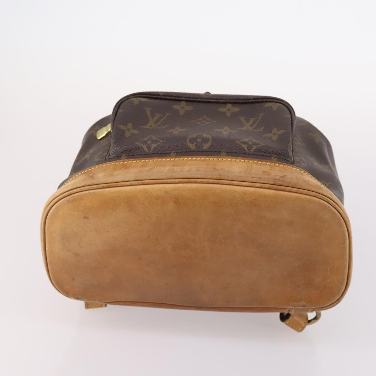 LOUIS VUITTON Monogram Montsouris MM Backpack M51136 LV Auth 141637
