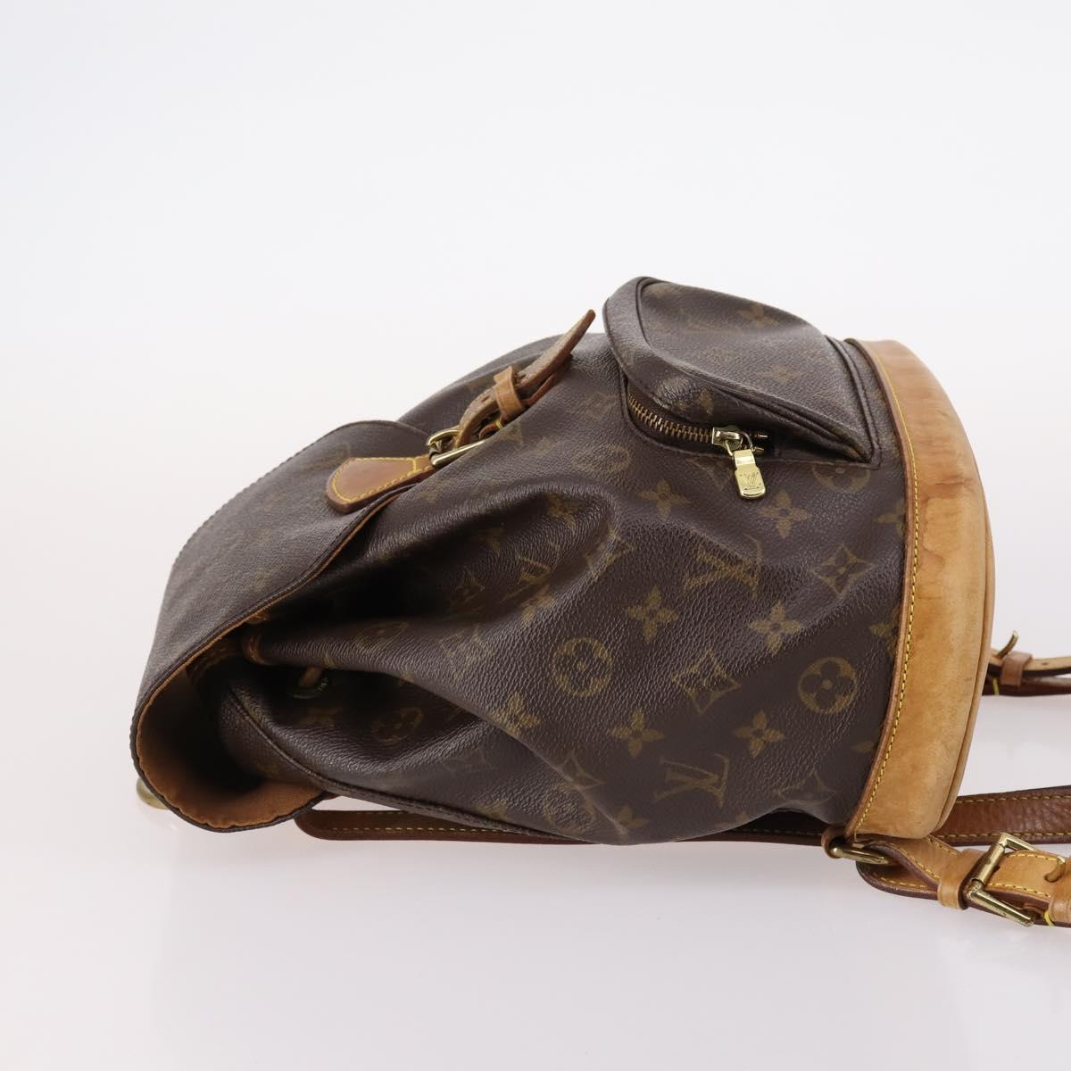 LOUIS VUITTON Monogram Montsouris MM Backpack M51136 LV Auth 141637