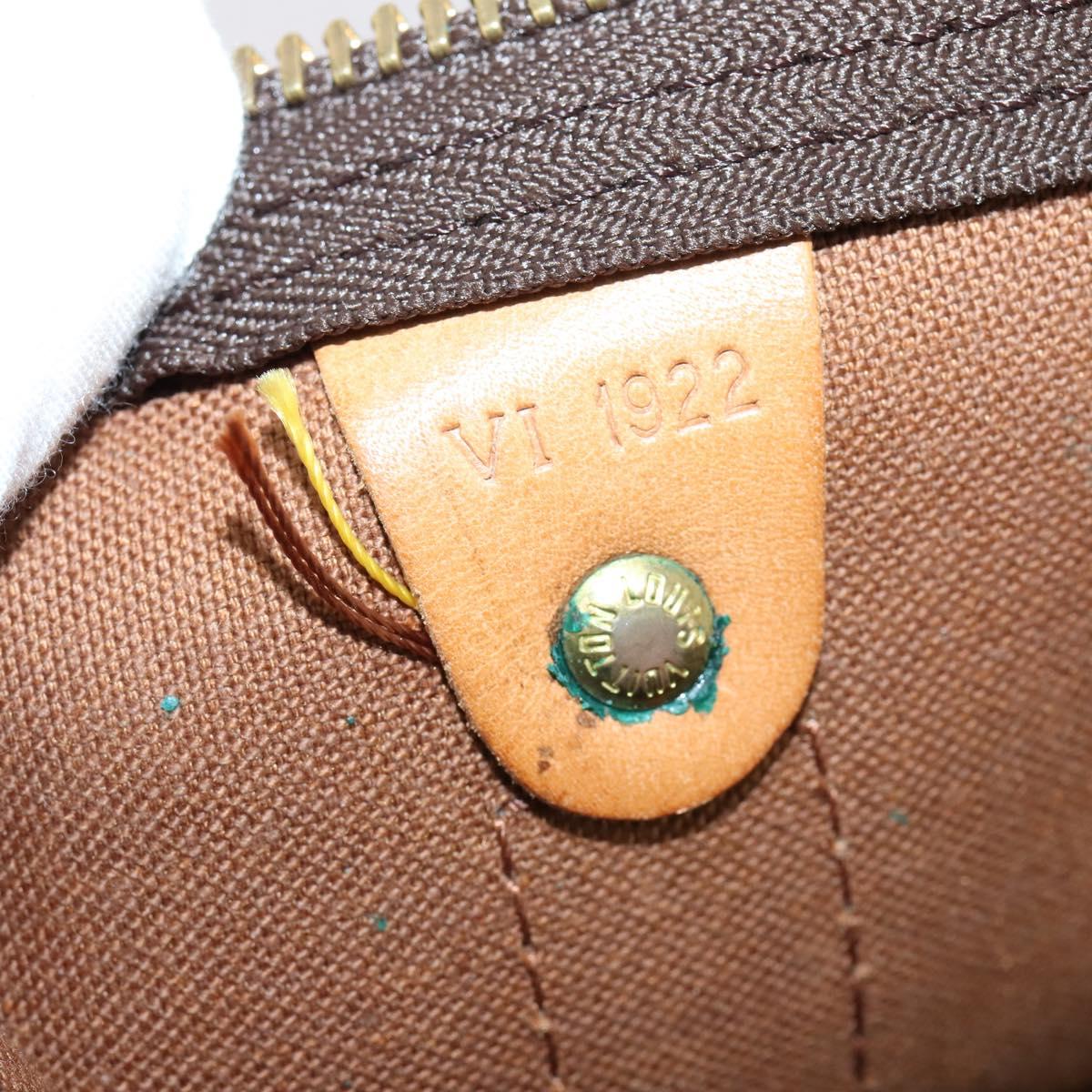 LOUIS VUITTON Monogram Keepall 55 Boston Bag M41424 LV Auth 141641