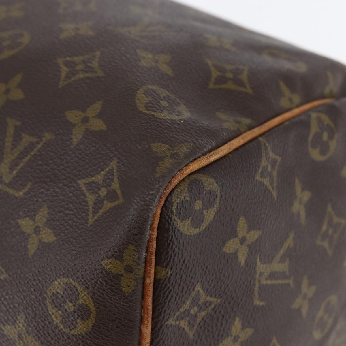 LOUIS VUITTON Monogram Speedy 35 Hand Bag M41524 LV Auth 141644