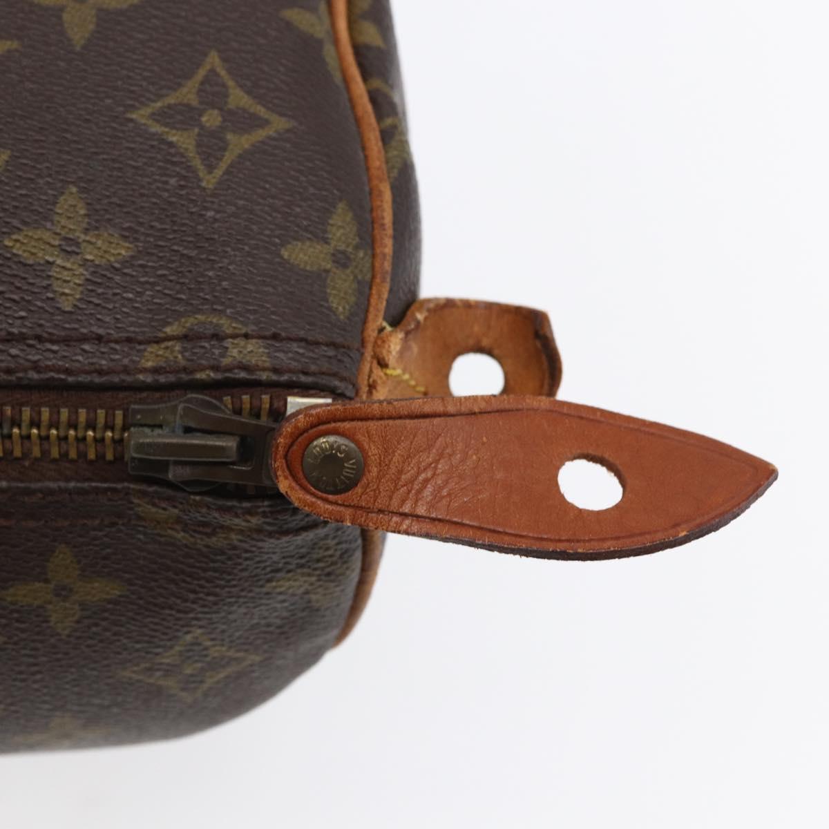 LOUIS VUITTON Monogram Speedy 35 Hand Bag M41524 LV Auth 141644