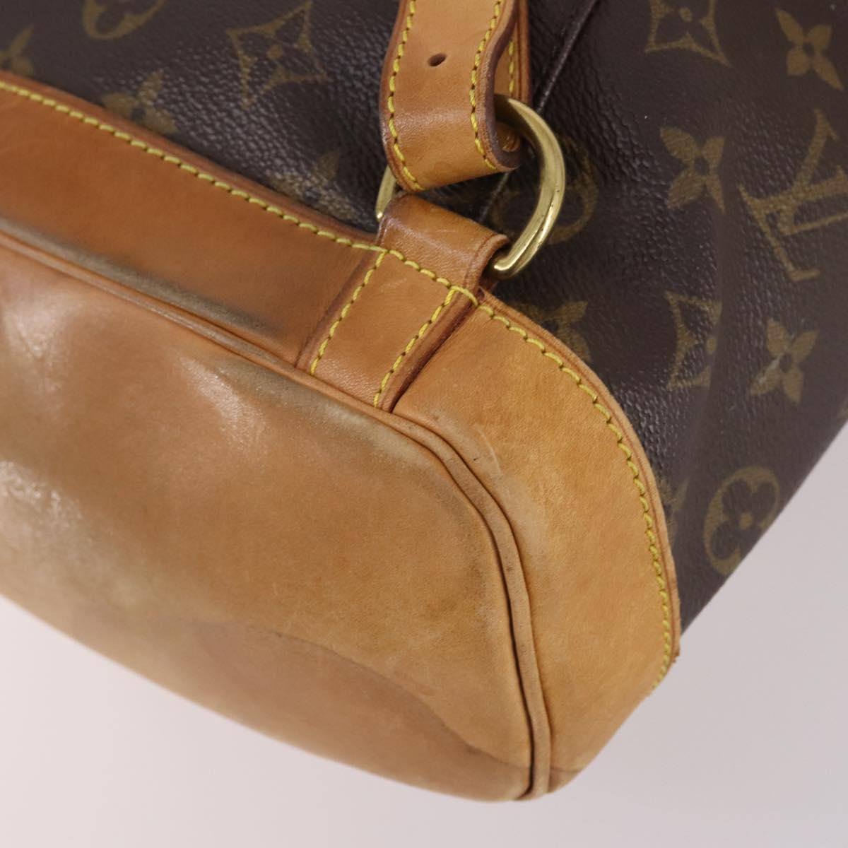 LOUIS VUITTON Monogram Montsouris MM Backpack M51136 LV Auth 141656