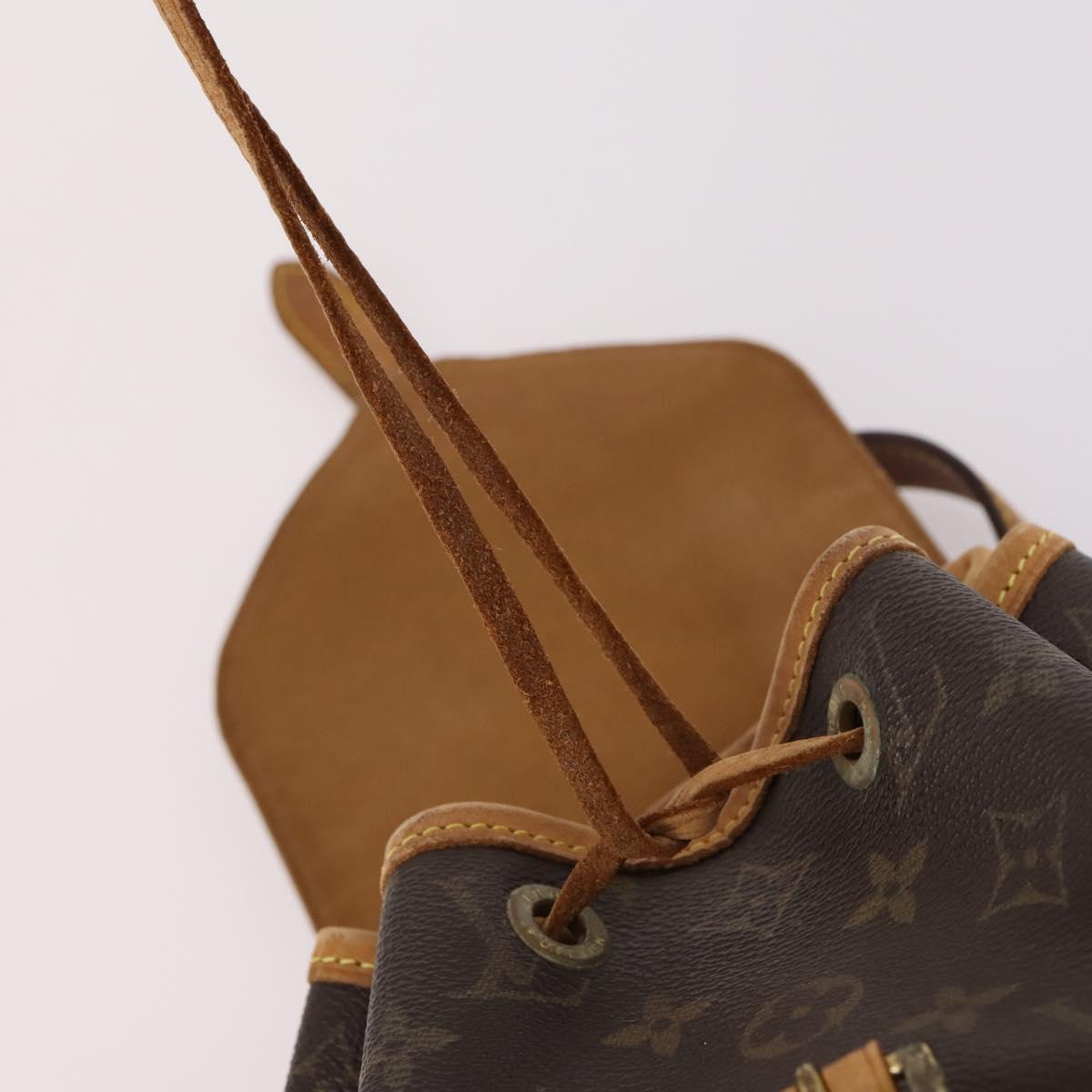 LOUIS VUITTON Monogram Montsouris MM Backpack M51136 LV Auth 141656