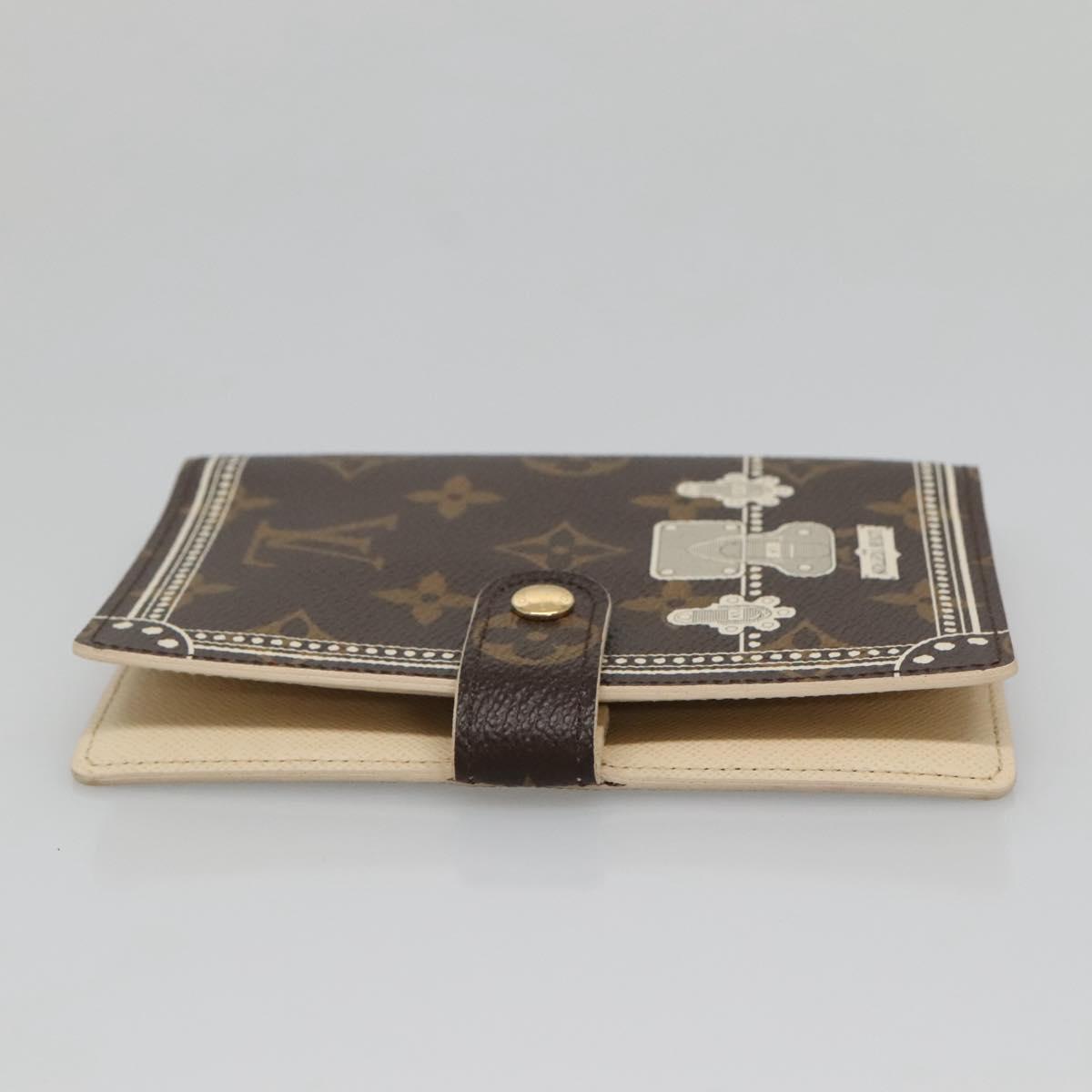 LOUIS VUITTON Monogram Malvoire Agenda PM Day Planner Cover R20965 Auth 141663