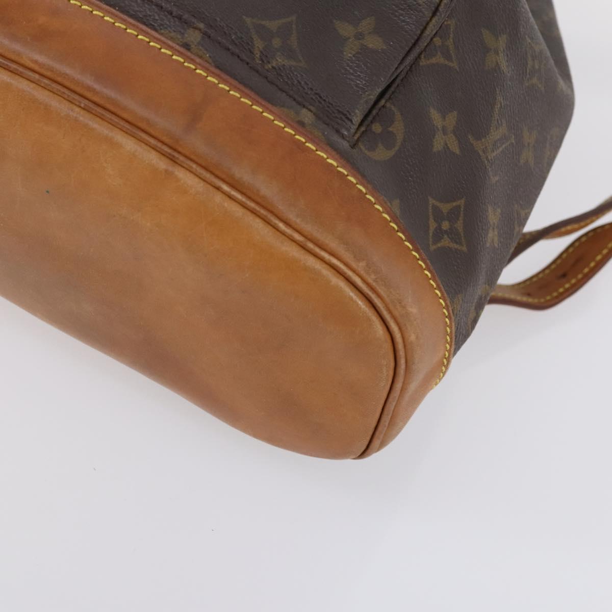 LOUIS VUITTON Monogram Montsouris MM Backpack M51136 LV Auth 141669