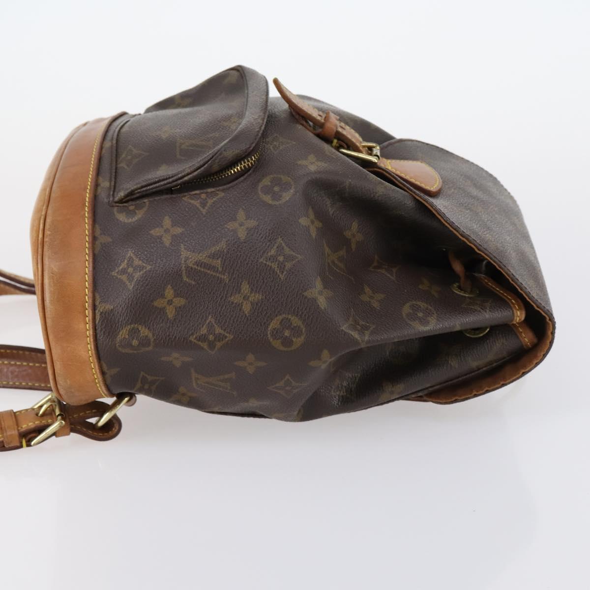 LOUIS VUITTON Monogram Montsouris MM Backpack M51136 LV Auth 141669