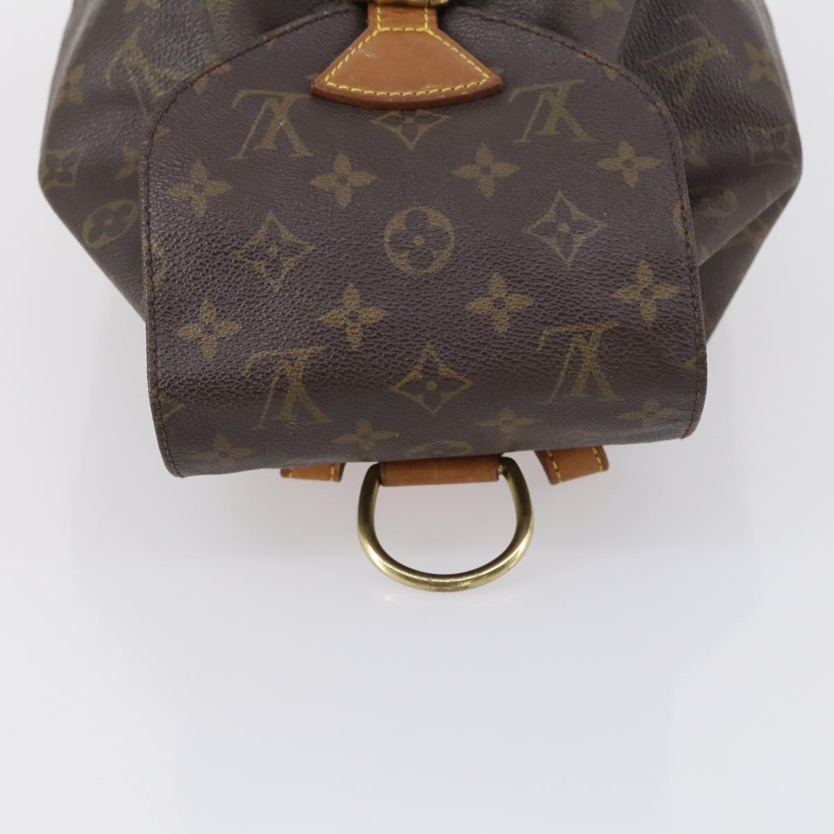 LOUIS VUITTON Monogram Montsouris MM Backpack M51136 LV Auth 141669