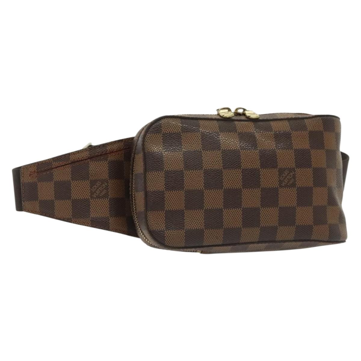 LOUIS VUITTON Damier Ebene Geronimos Shoulder Bag N51994 LV Auth 141683