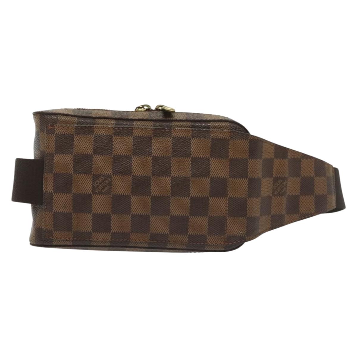 LOUIS VUITTON Damier Ebene Geronimos Shoulder Bag N51994 LV Auth 141683