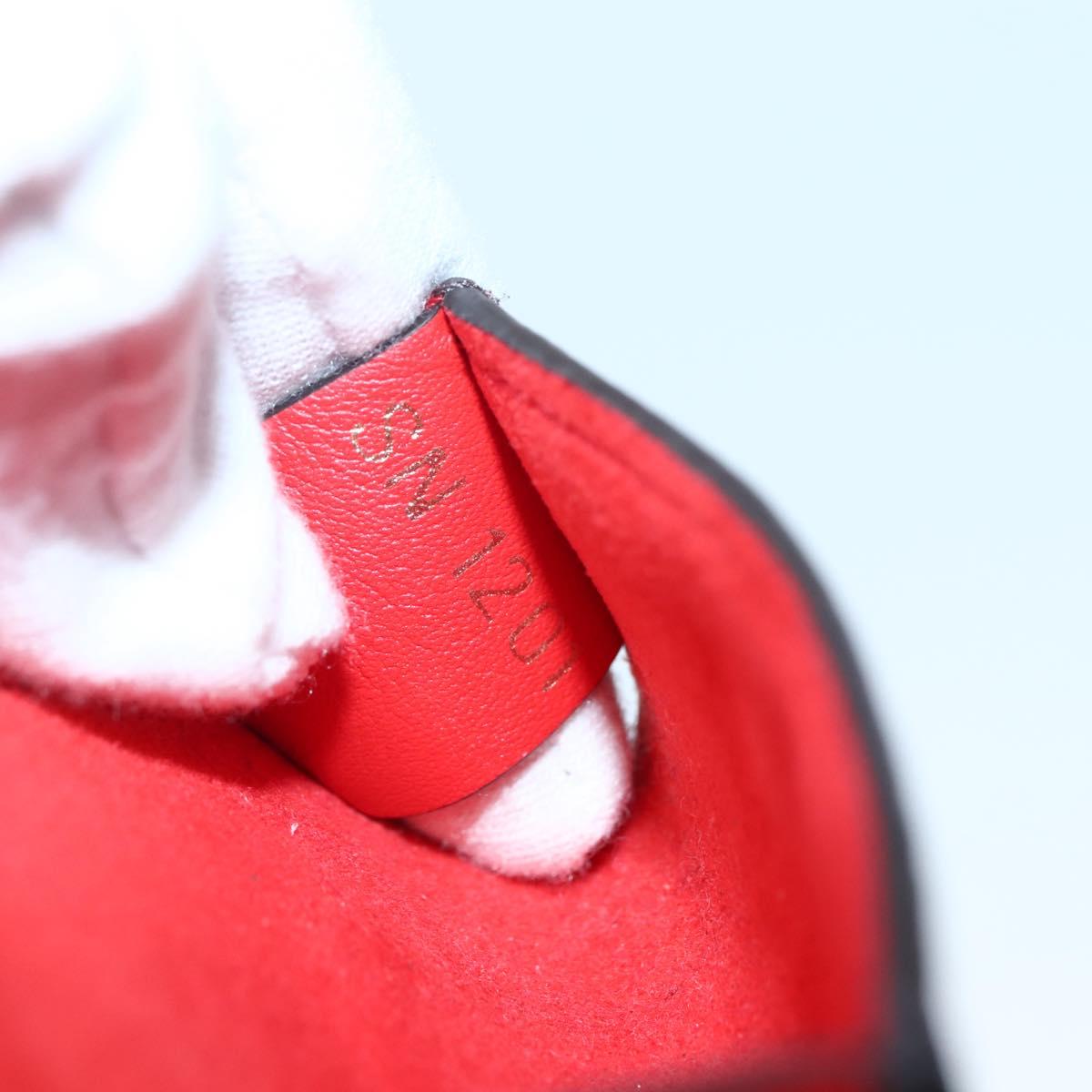 LOUIS VUITTON Monogram Etui Earphones Cow Earphone case GI0568 LV Auth 141692