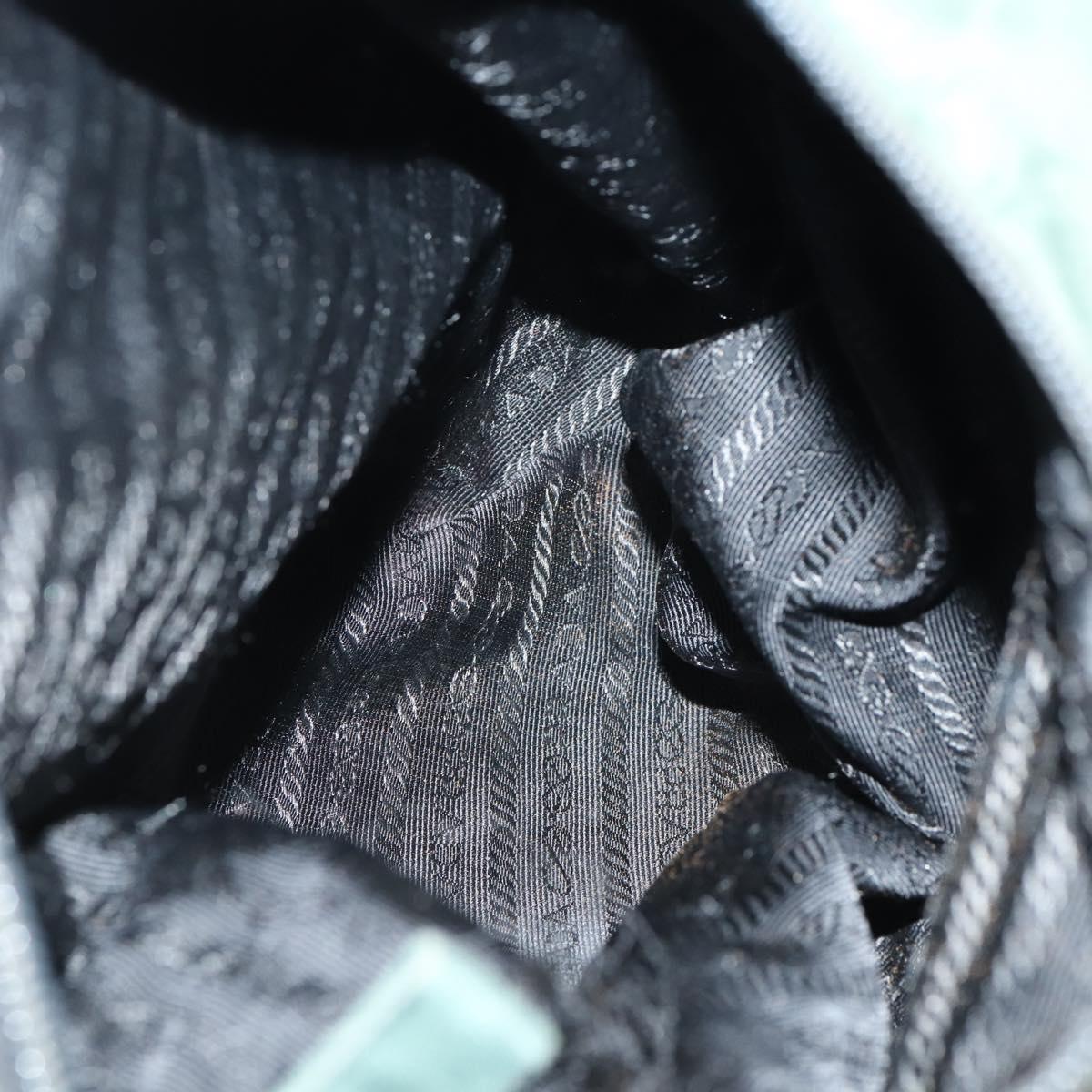 PRADA Shoulder Bag Nylon 3Set Beige Green pink Auth 141719