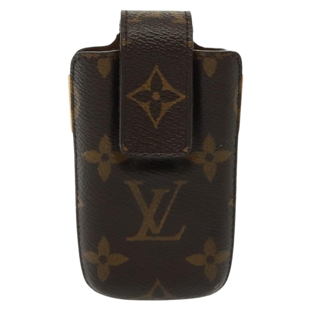 LOUIS VUITTON Etui Telephone International Phone Case 2Set M63064 Auth 141720