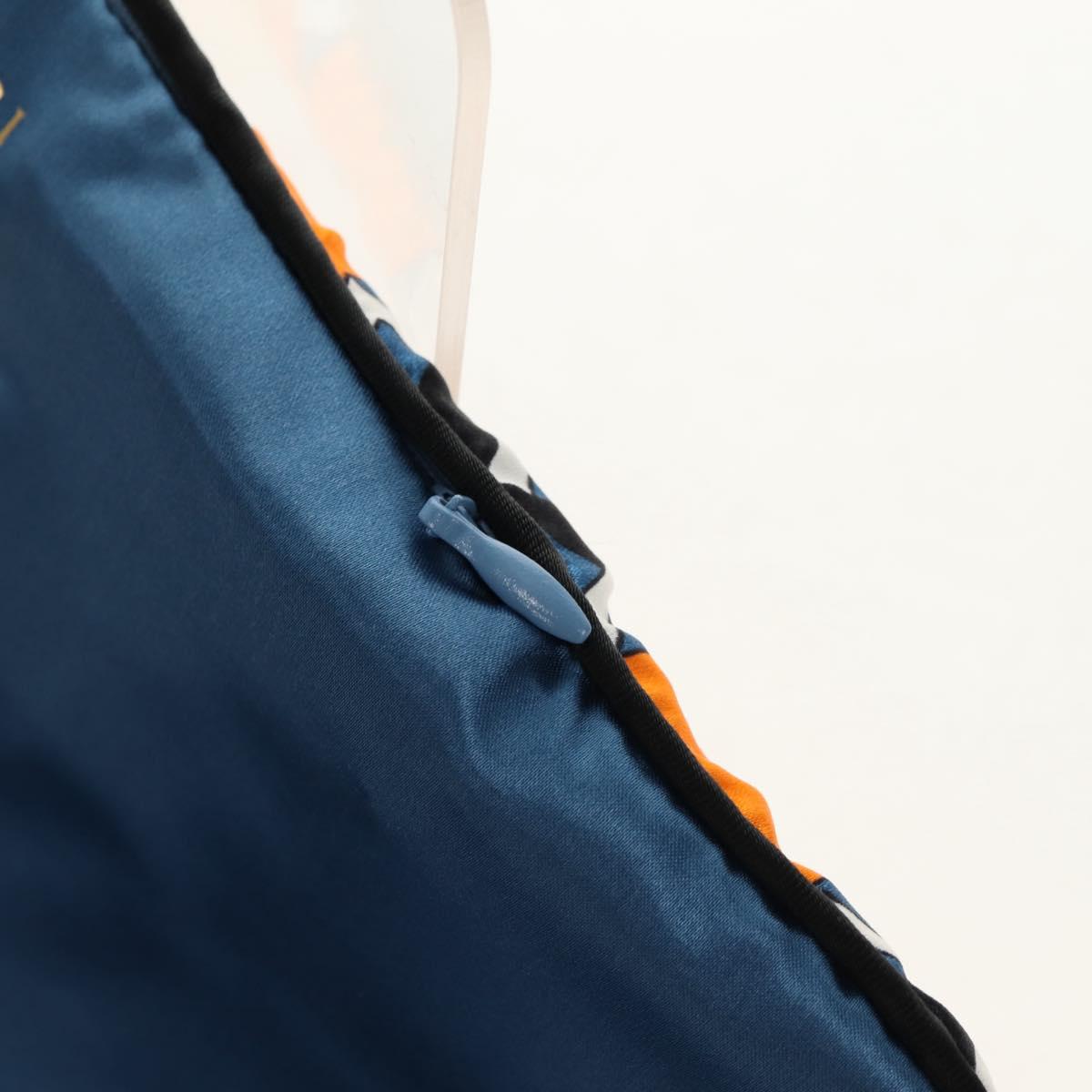 GUCCI Travel Set Travel Case Silk Orange Blue Auth 141722M