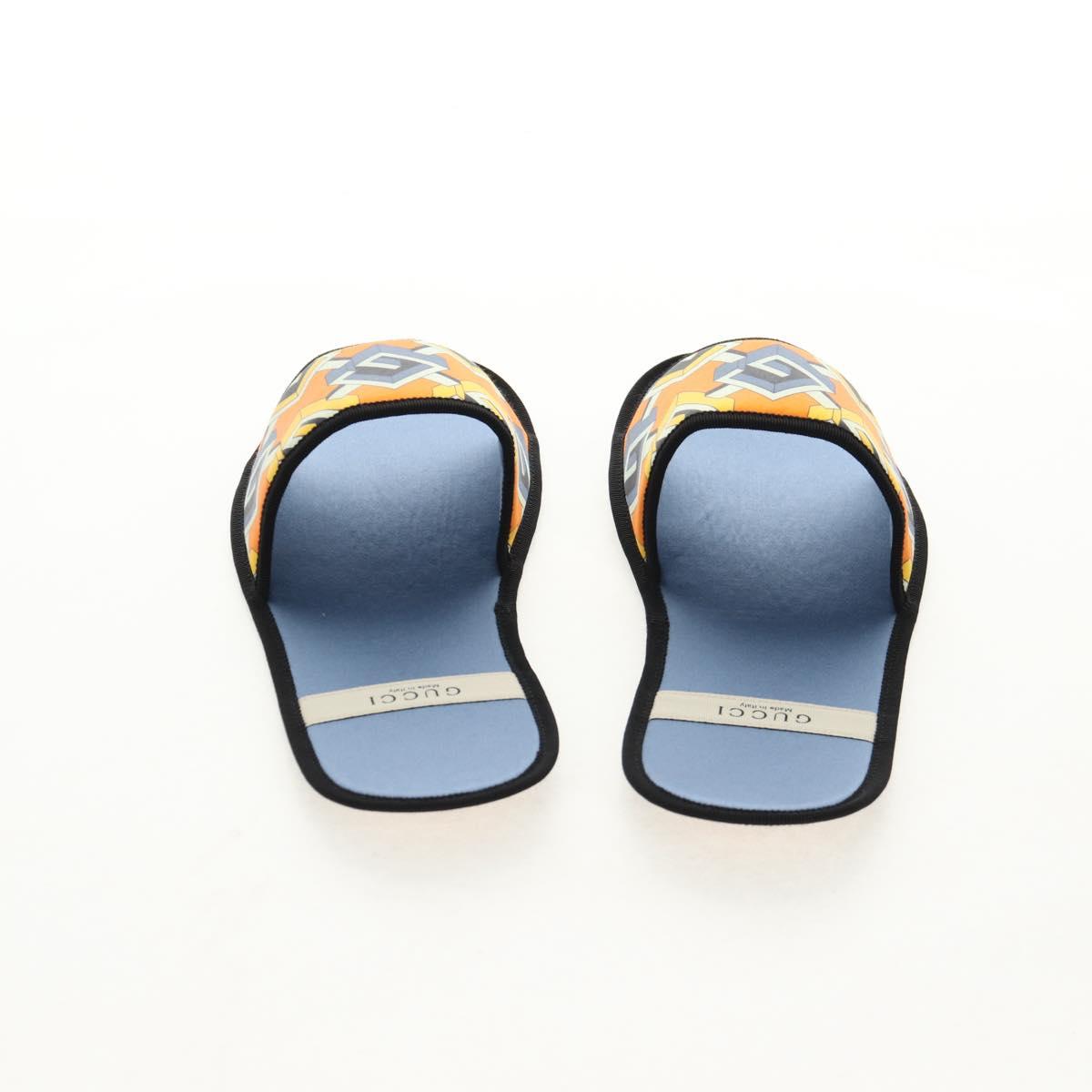 GUCCI Travel Set Travel Case Silk Orange Blue Auth 141722M