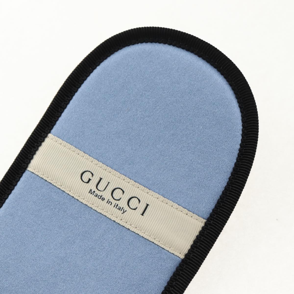 GUCCI Travel Set Travel Case Silk Orange Blue Auth 141722M