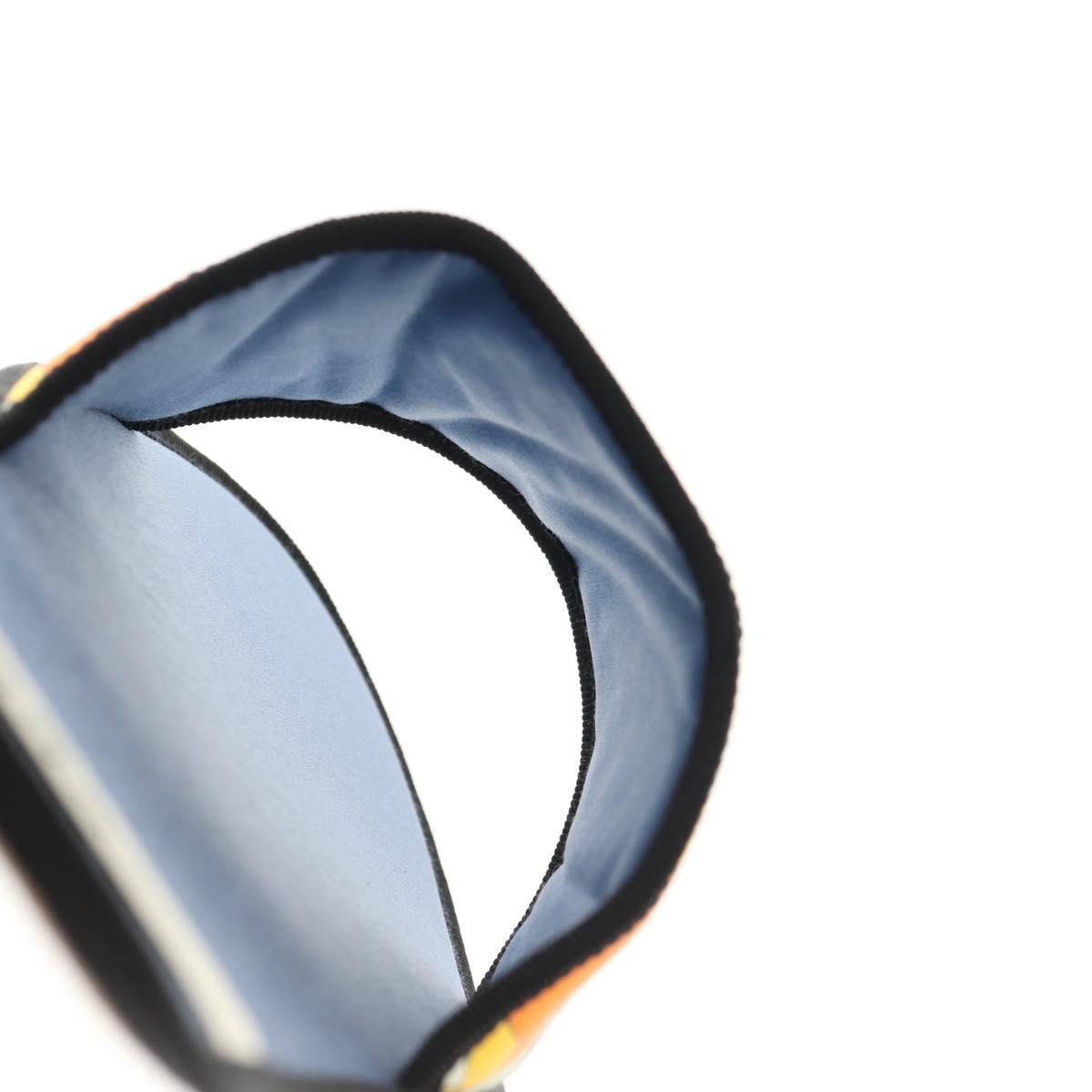 GUCCI Travel Set Travel Case Silk Orange Blue Auth 141722M