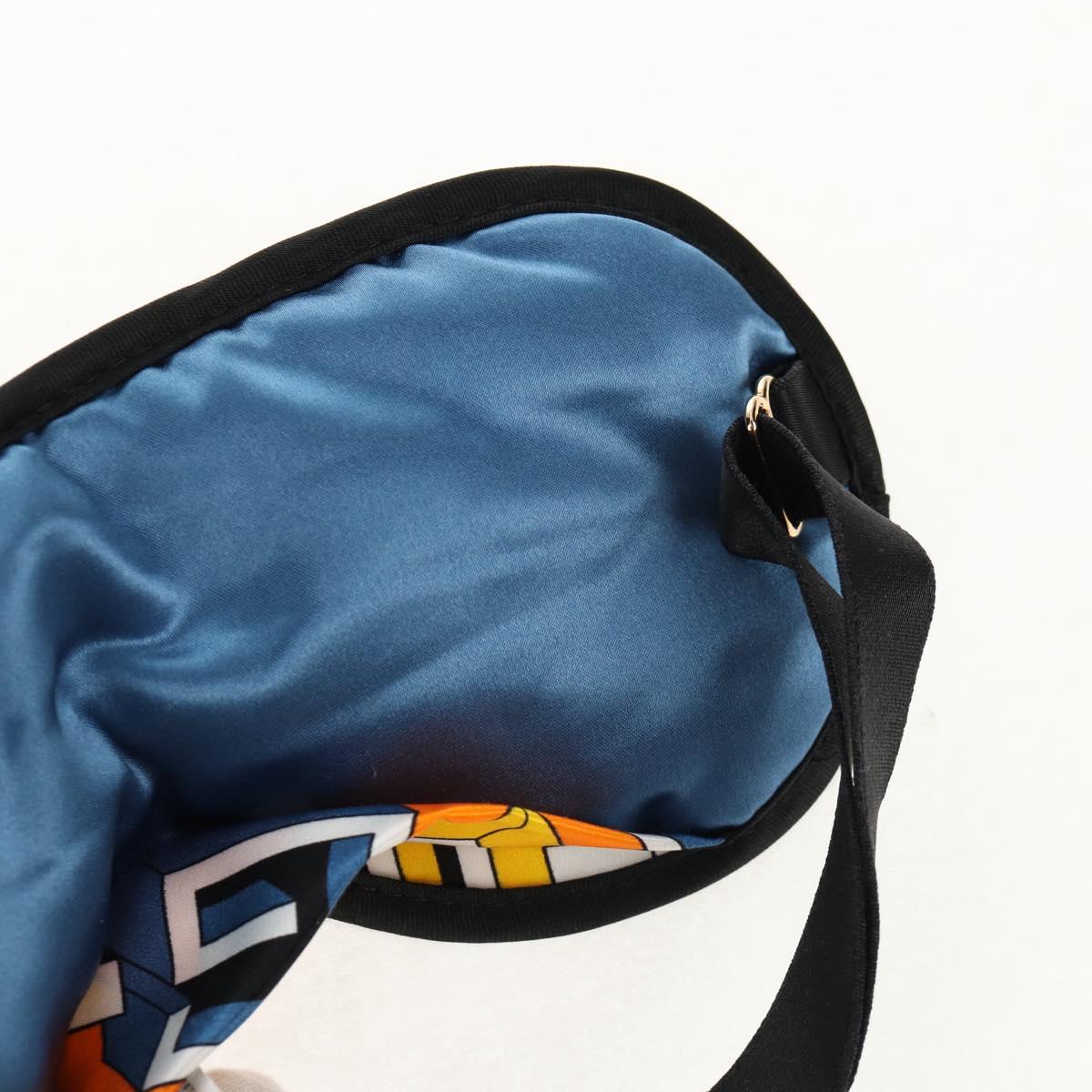 GUCCI Travel Set Travel Case Silk Orange Blue Auth 141722M