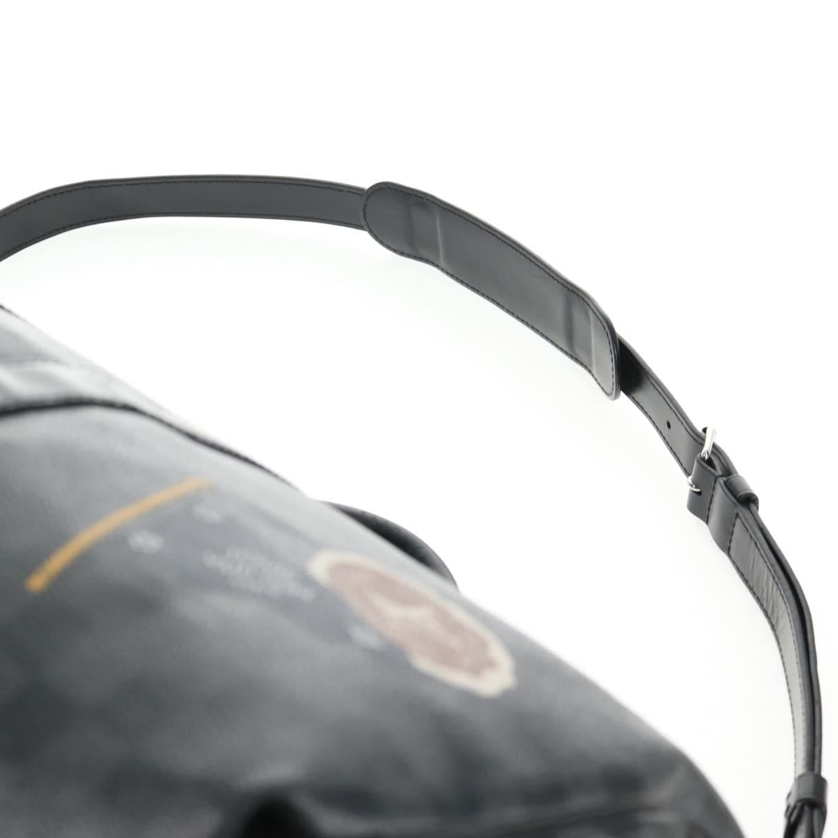 LOUIS VUITTON Damier Graphite Keepall Bandouliere 45 Bag N41057 LV Auth 141724V