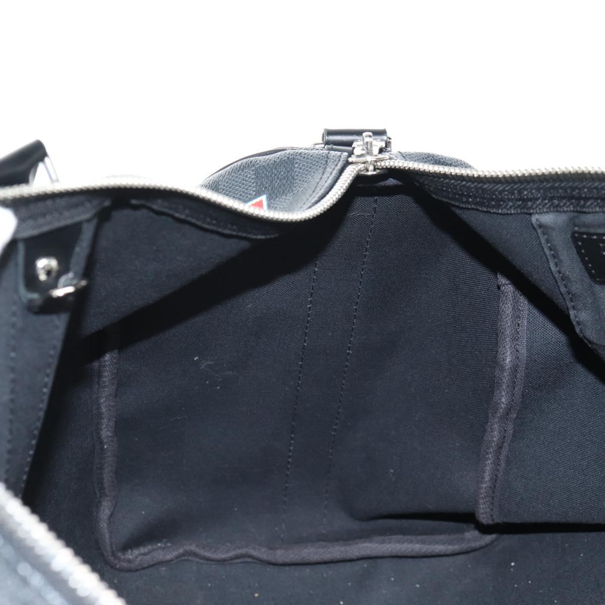 LOUIS VUITTON Damier Graphite Keepall Bandouliere 45 Bag N41057 LV Auth 141724V