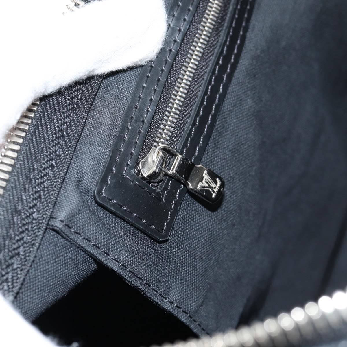 LOUIS VUITTON Damier Graphite Keepall Bandouliere 45 Bag N41057 LV Auth 141724V