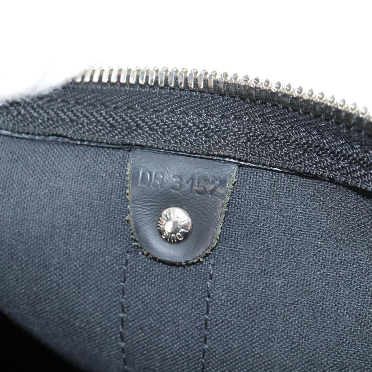 LOUIS VUITTON Damier Graphite Keepall Bandouliere 45 Bag N41057 LV Auth 141724V