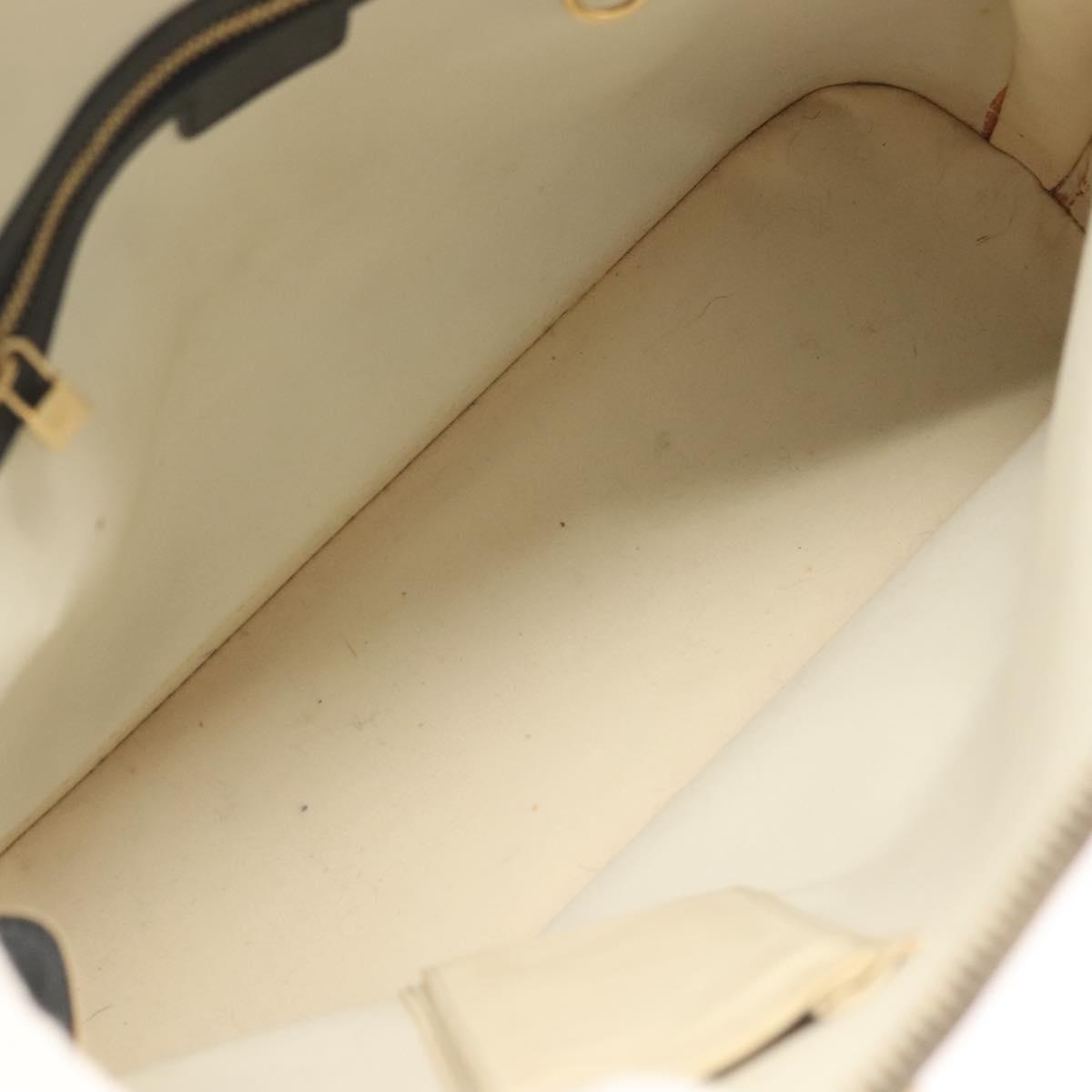 LOUIS VUITTON Monogram Mini Alma Haut Hand Bag Blue M92202 LV Auth 141760