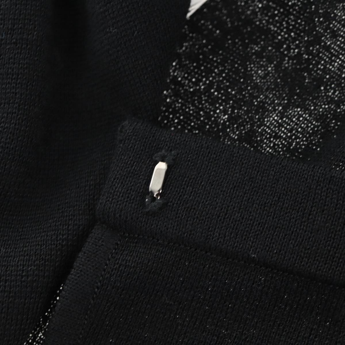 Christian Dior Wrap Skirt Wool Black Auth 141782V