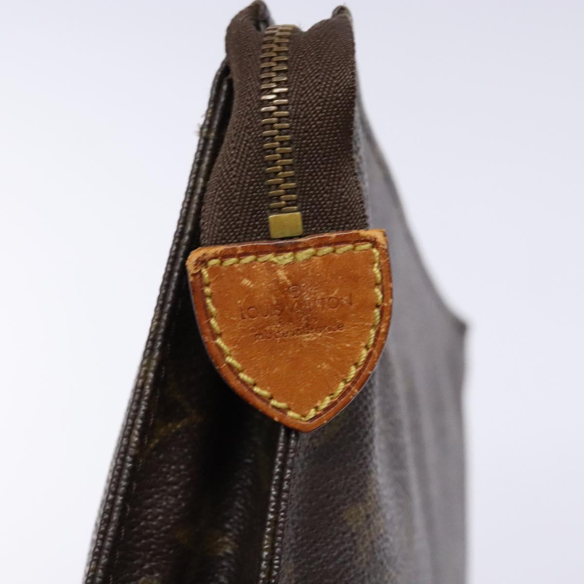 LOUIS VUITTON Monogram Poche Toilette 26 Pouch M47542 LV Auth 141832