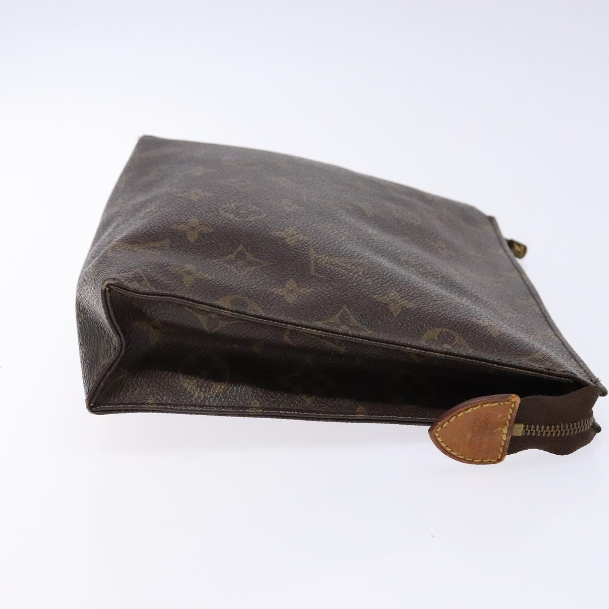 LOUIS VUITTON Monogram Poche Toilette 26 Pouch M47542 LV Auth 141832