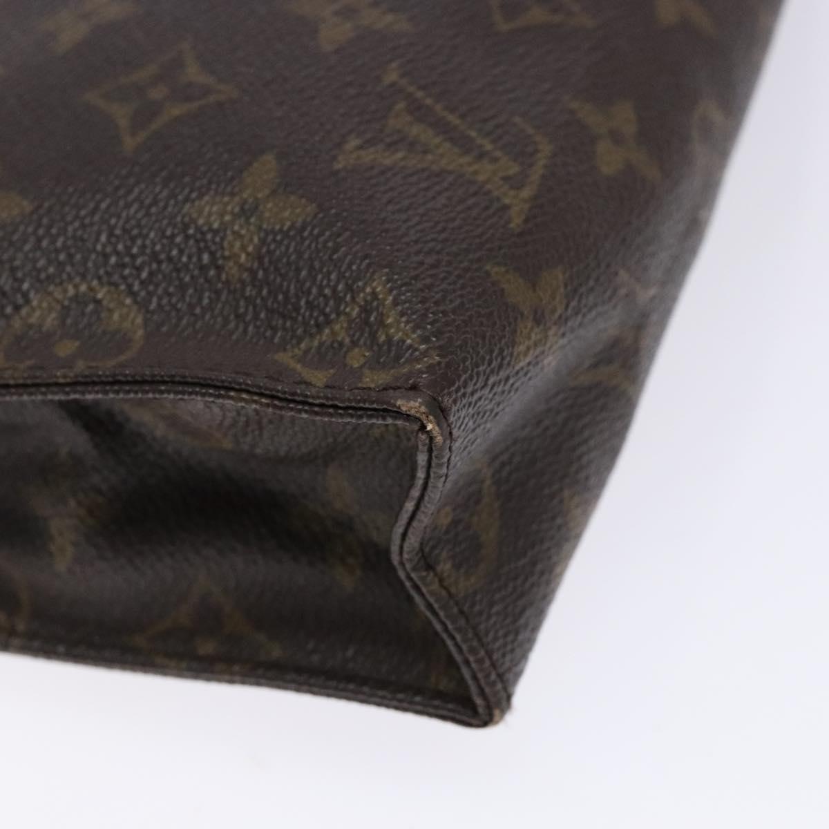 LOUIS VUITTON Monogram Poche Toilette 26 Pouch M47542 LV Auth 141832