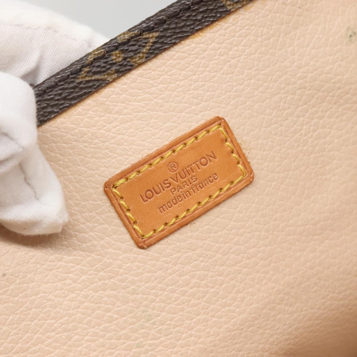 LOUIS VUITTON Monogram Sac Plat Hand Bag M51140 LV Auth 141860