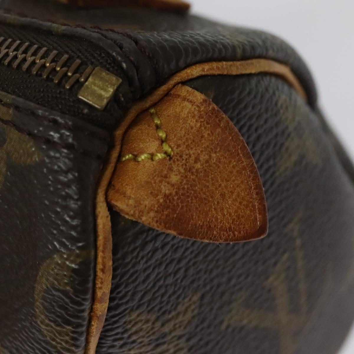 LOUIS VUITTON Monogram Mini Speedy Hand Bag M41534 LV Auth 141863