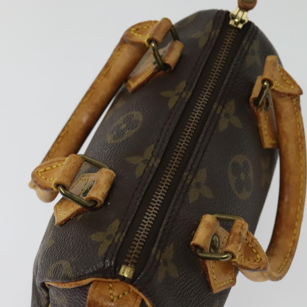 LOUIS VUITTON Monogram Mini Speedy Hand Bag M41534 LV Auth 141863