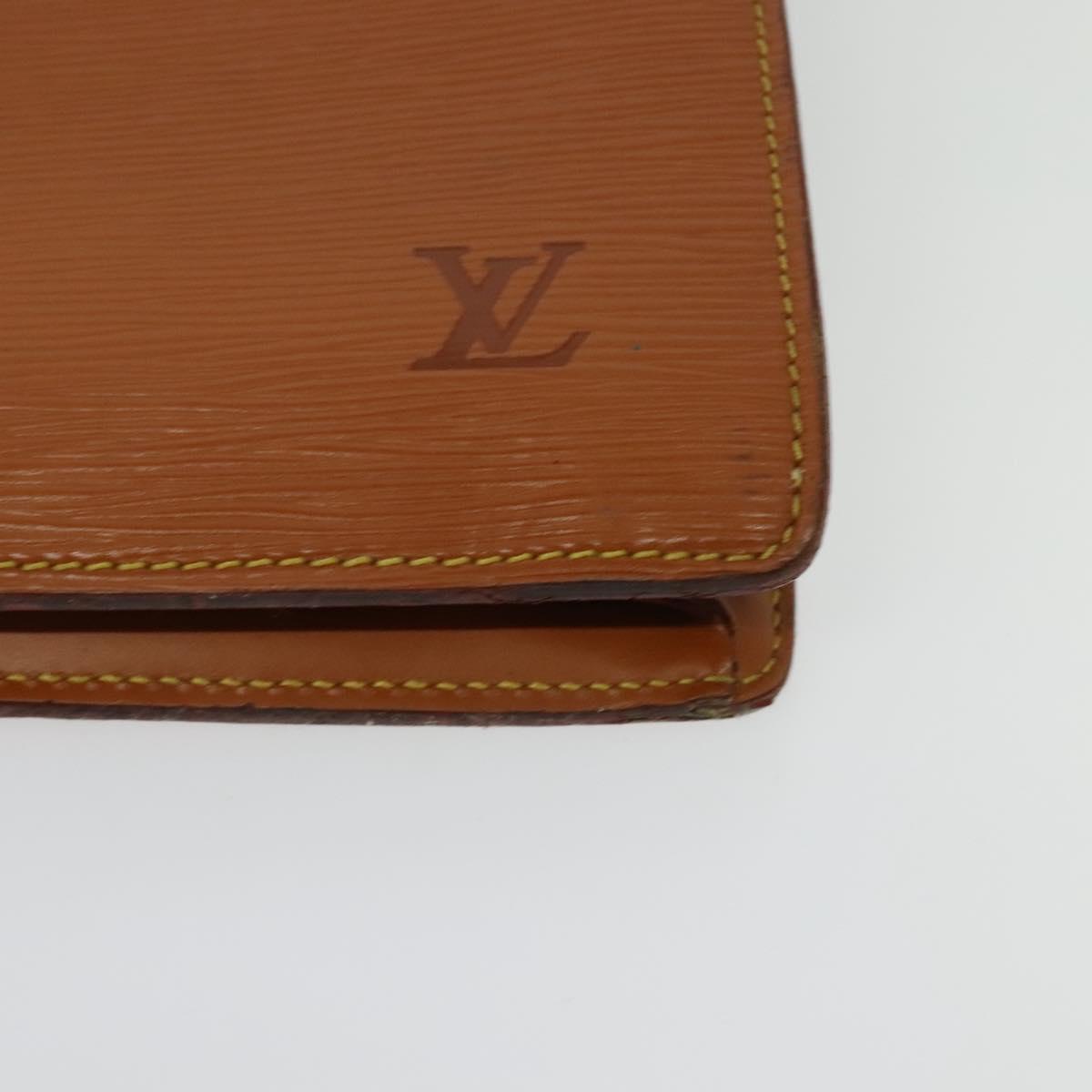LOUIS VUITTON Epi Serviette Conseiller Briefcase Brown M54423 LV Auth 141893