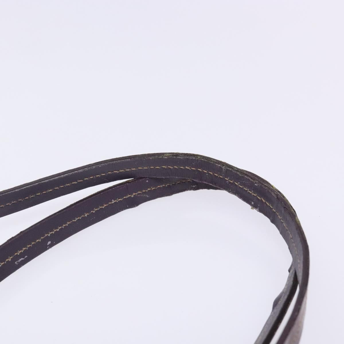 PRADA Tote Bag Nylon Silver Purple Auth 141908