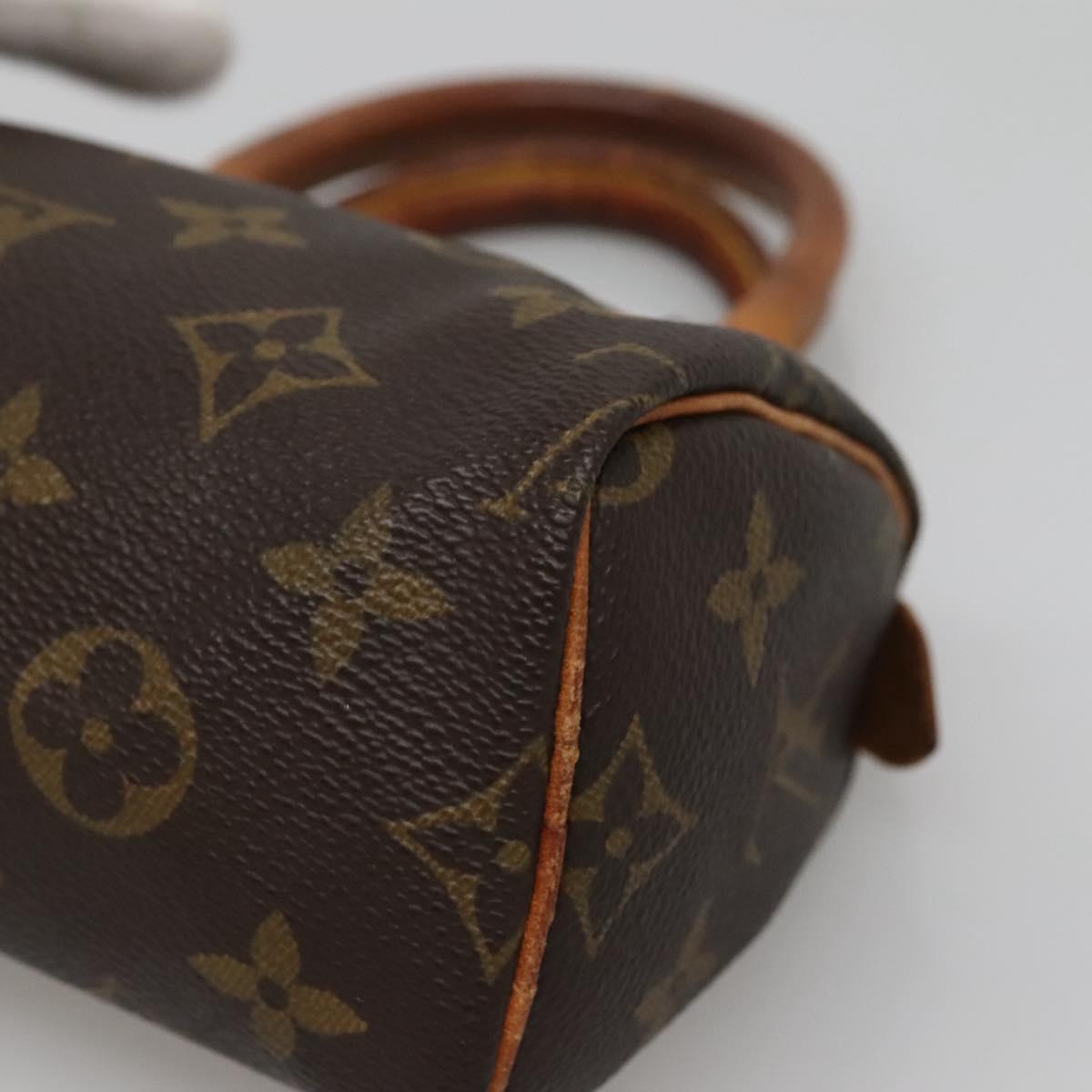 LOUIS VUITTON Monogram Mini Speedy Hand Bag Vintage M41534 LV Auth 141922
