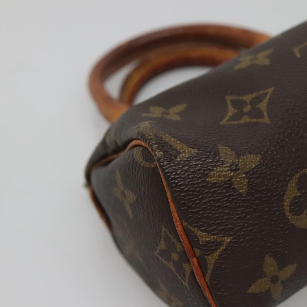 LOUIS VUITTON Monogram Mini Speedy Hand Bag Vintage M41534 LV Auth 141922