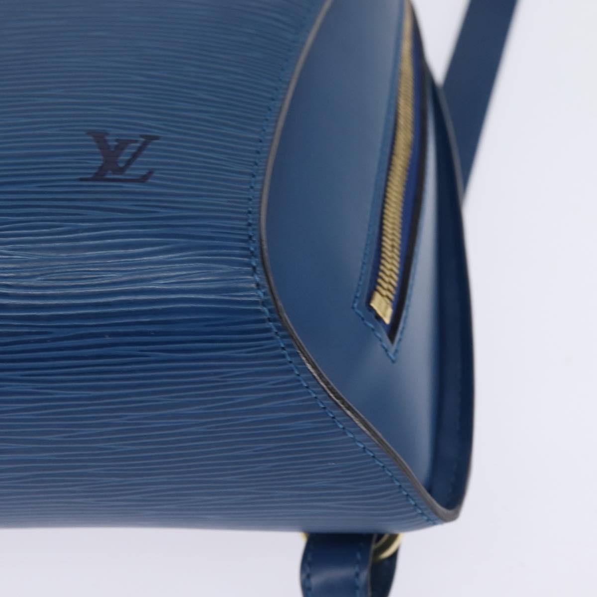 LOUIS VUITTON Epi Mabillon Backpack Blue M52235 LV Auth 141956