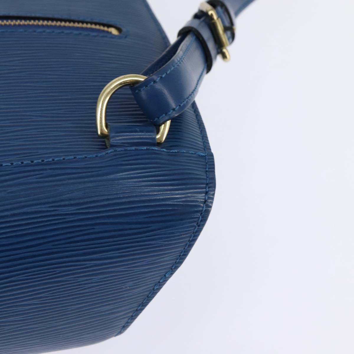 LOUIS VUITTON Epi Mabillon Backpack Blue M52235 LV Auth 141956