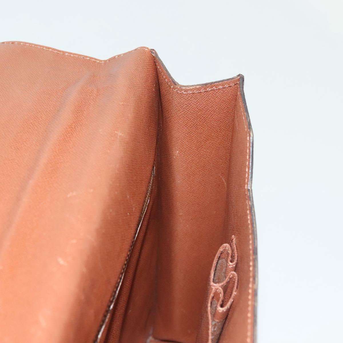 LOUIS VUITTON Monogram Porte Documents Bandouliere Bag M53338 LV Auth 141962