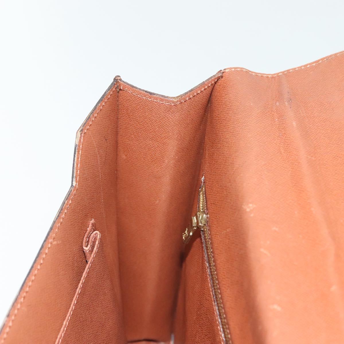 LOUIS VUITTON Monogram Porte Documents Bandouliere Bag M53338 LV Auth 141962