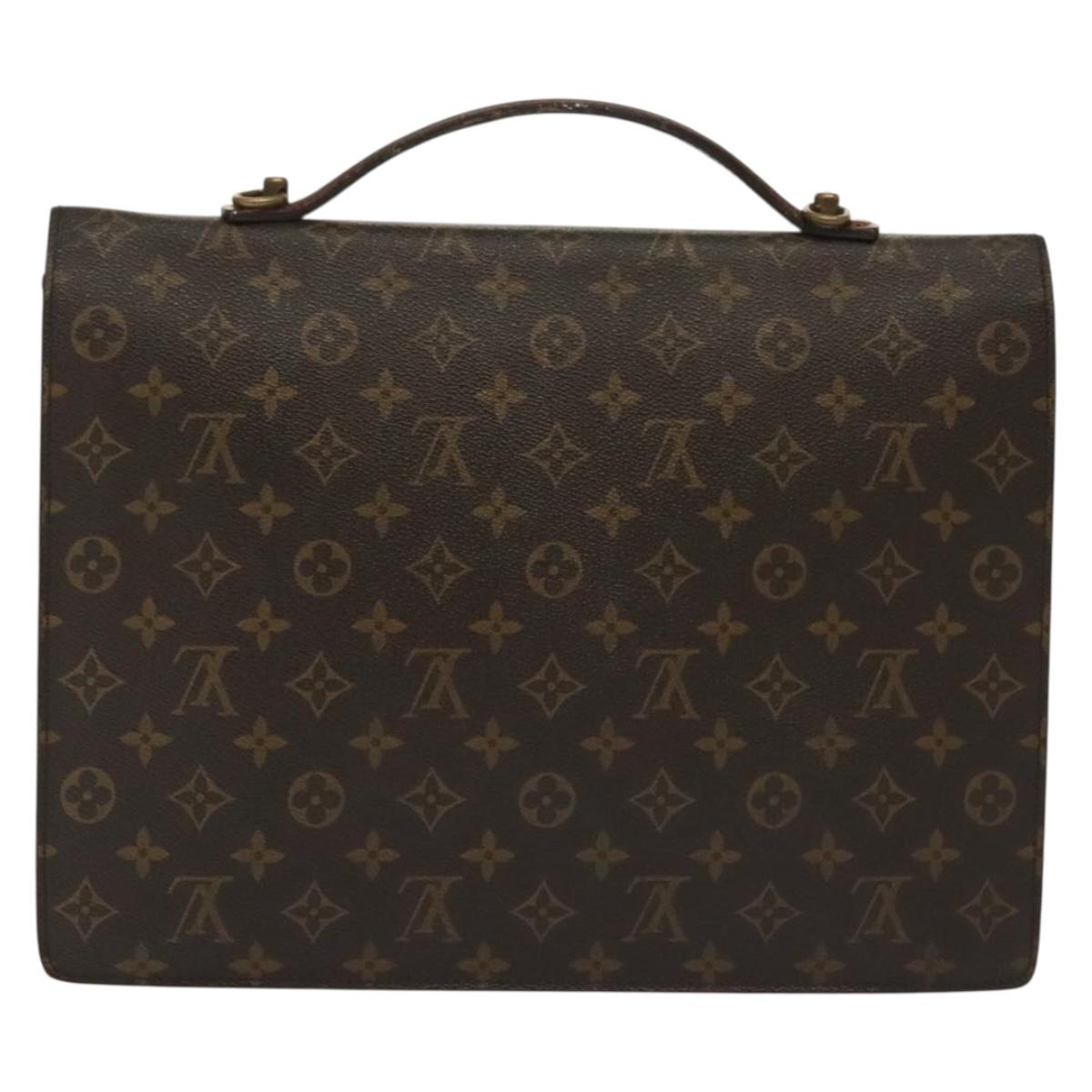LOUIS VUITTON Monogram Porte Documents Bandouliere Bag M53338 LV Auth 141962